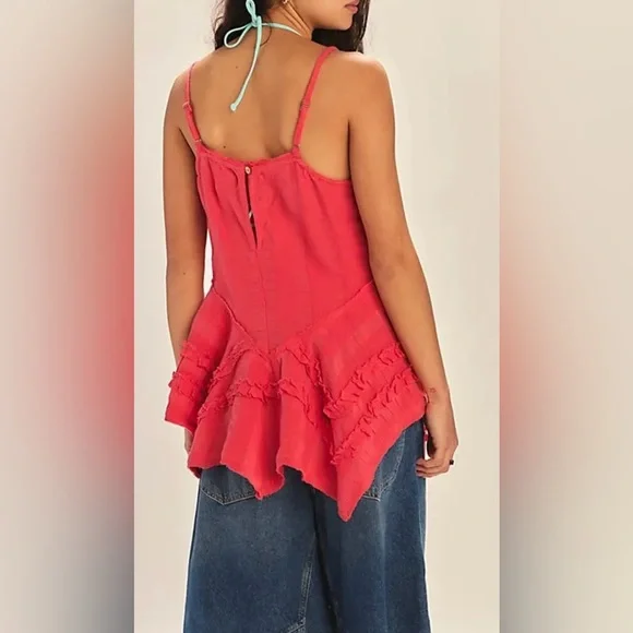 NWT FREE PEOPLE FREE EST TYLA TUNIC TART BERRY - Picture 2 of 4